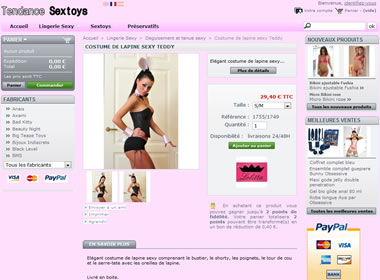 Boutique en ligne Tendance Sextoys