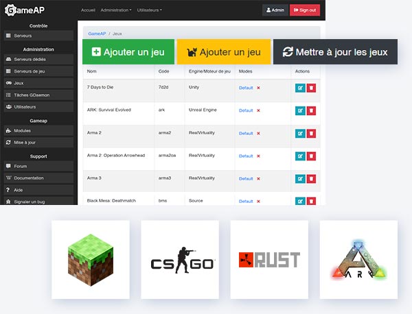 Ajouter des Jeux sur son Serveur Minecraft