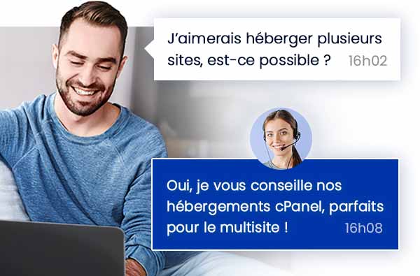 Support client d'experts cPanel