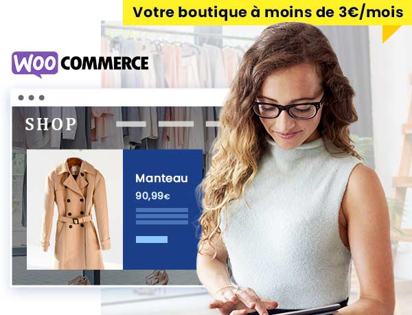 hébergement Woocommerce pas cher tout inclus