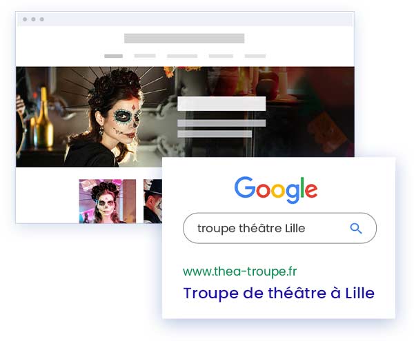 Rendez votre compagnie de théâtre visible sur Google