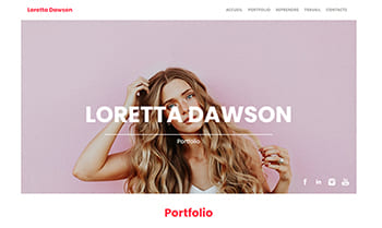 Template site portfolio